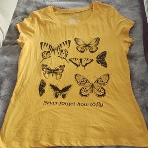 NWOT butterfly tee